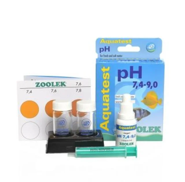 Тест pH (7,4-9,0) Zolek Aquatest pH 7,4-9,0, 9 x 3,5 x 13,5 см