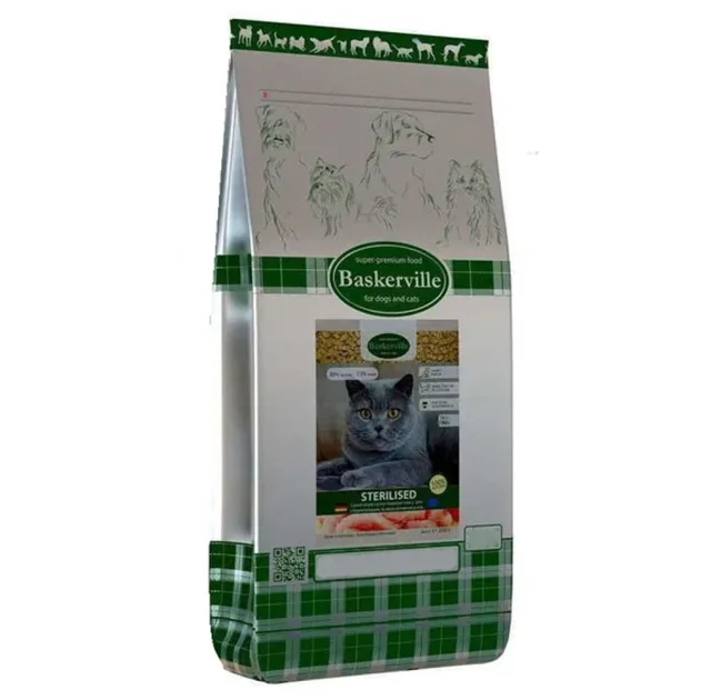 Сухий корм Baskerville Sterilised Katze для стерилізованих і малоактивних котів, 20 кг