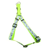 Cветоотражающая шлея Coastal Lazer для собак, салатовый, 1×31-48 см