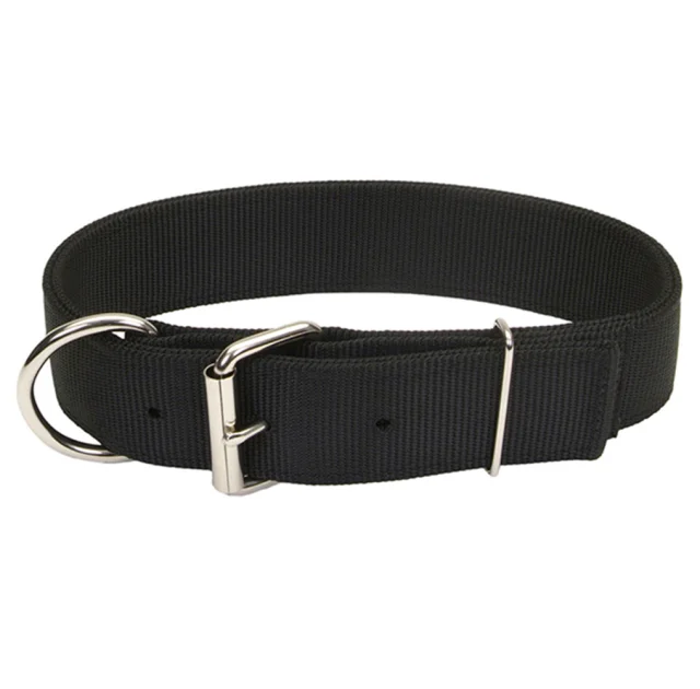 Нашийник подвійний Coastal Macho Dog для собак, чорний, 4.5×61 см