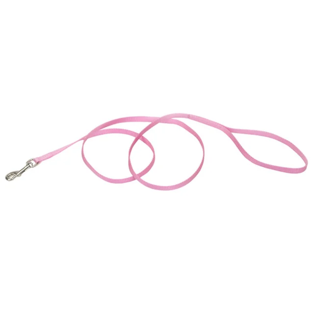Повідець Coastal Nylon для собак, рожевий, 1×1.2 м