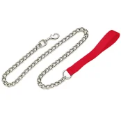 Повідець-ланцюжок Coastal Titan Chain Dog Leash для собак, червоний, 6 мм×1.2 м