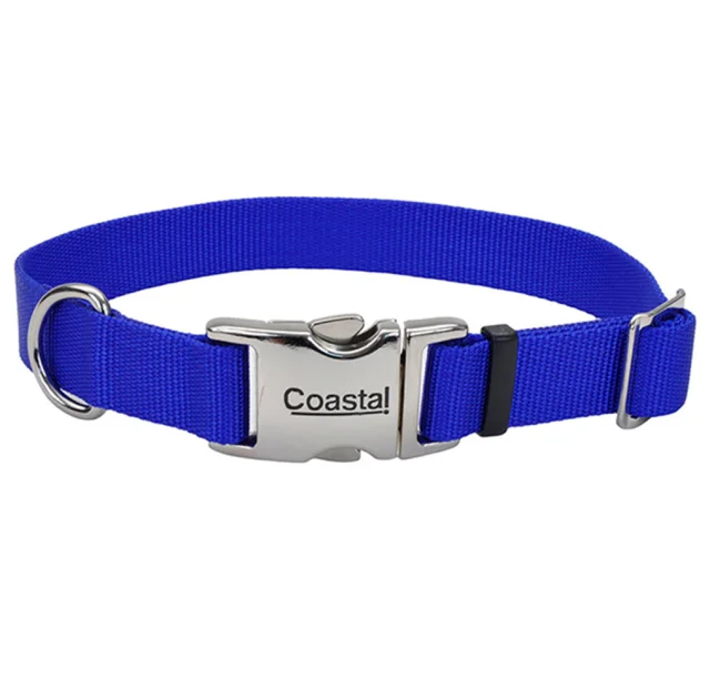 Нашийник Coastal Titan Buckle для собак, синій, 2.5×46-66 см