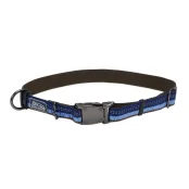 Нейлоновый ошейник Coastal K9 Explorer для собак, синий, 2.5×45-65 см