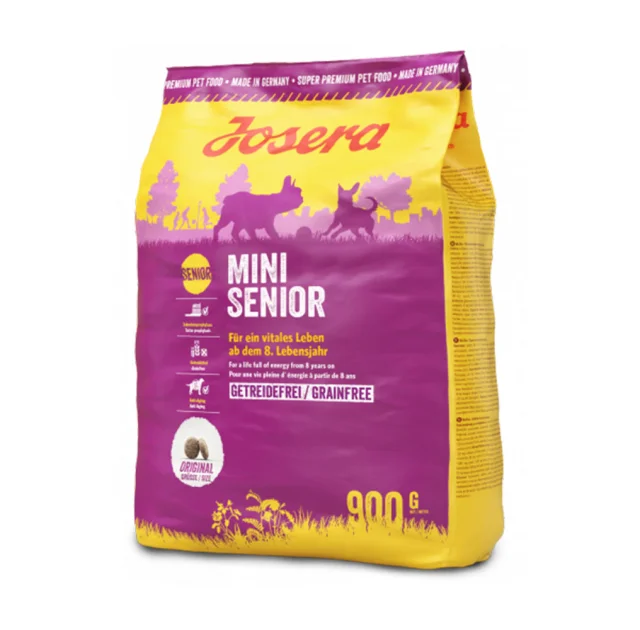 Сухий корм Josera Senior Mini Senior Grainfree беззерновой для собак малих порід старше 8 років, з лососем, 900 г