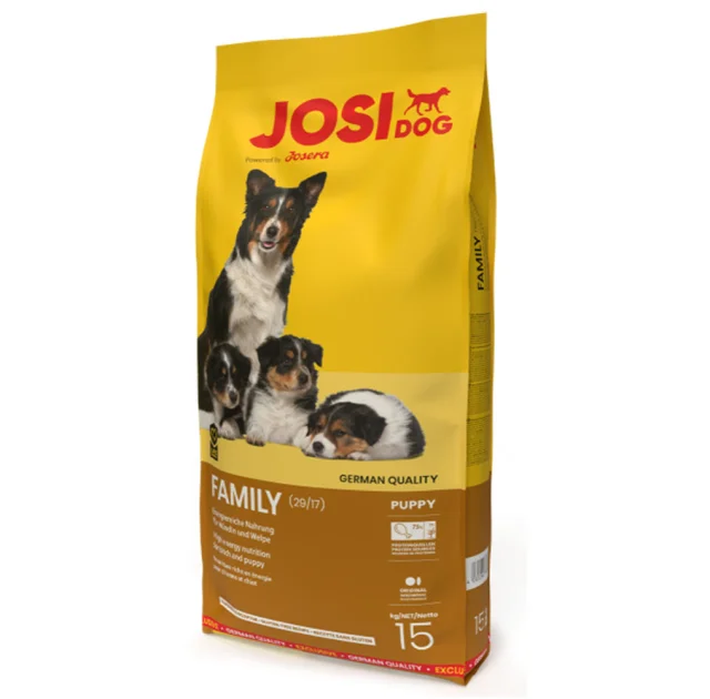 Сухий корм Josera JosiDog Family для годуючих, вагітних собак або щенят до 8-го тижня, 15 кг