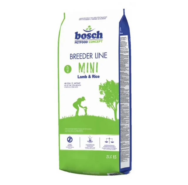 Сухий корм Bosch BREEDER LINE MINI з ягням і рисом, для собак, 20 кг