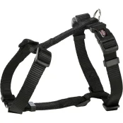 Шлея Trixie Premium H-Harness для собак, 60-87 см, 25 мм, розмір L, чорний