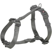 Шлея Trixie Premium H-Harness для собак, 60-87 см, 25 мм, розмір L, графіт