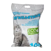 Силикагелевый наполнитель Пушистики для кошачьего туалета, 10 л