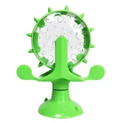 Іграшка-годівниця AnimAll CrazZzy Колесо Фортуни на присосці, для котів, зелений