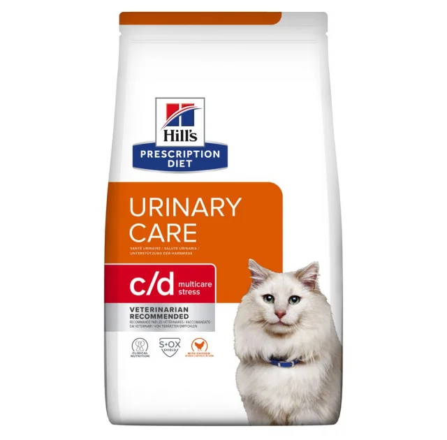 Сухой корм Hills Prescription Diet C/D Multicare Stress для кошек, во время стресса у кошек, с курицей, 3 кг