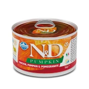 Влажный корм Farmina N&D Grain Free Pumpkin Chicken Adult Mini для собак мелких пород, тыква/курица/гранат, 140 г