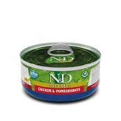 Вологий корм Farmina N&D Grain Free Prime Chicken Adult для котів, беззерновий, з куркою та гранатом 70 г