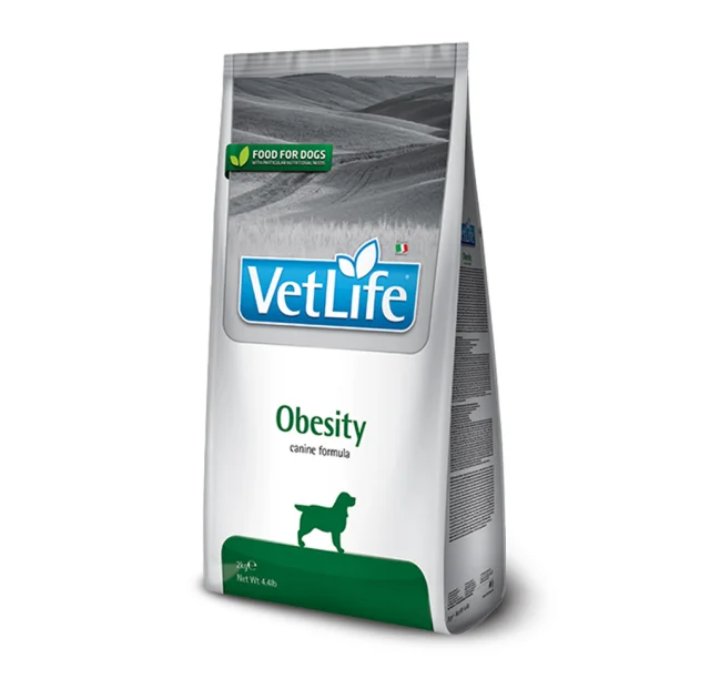 Сухий корм Farmina Vet Life Obesity для собак, дієта для зниження зайвої ваги, 2 кг