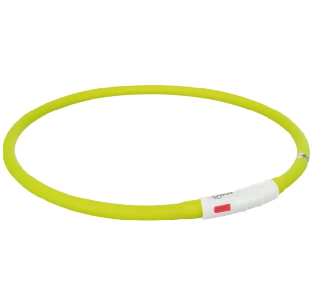 Нашийник Trixie Flash Light USB XS-XL світиться, 70 см х 10 мм, зелений