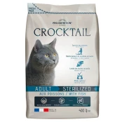 Сухий корм Pro-Nutrition Flatazor Crocktail Adult Sterilized Fish для стерилізованих котів, з рибою, 400 г