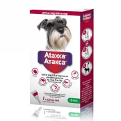 Краплі KRKA Ataxxa Спот-Он від бліх та кліщів для собак вагою 10-25 кг, 2.5 мл