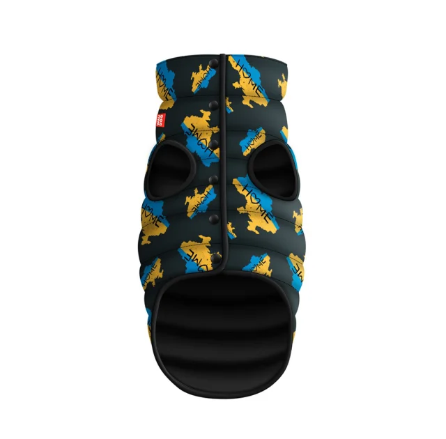 Курточка Waudog Clothes для собак, рисунок "Дом", M40, 63-66/39-42 см