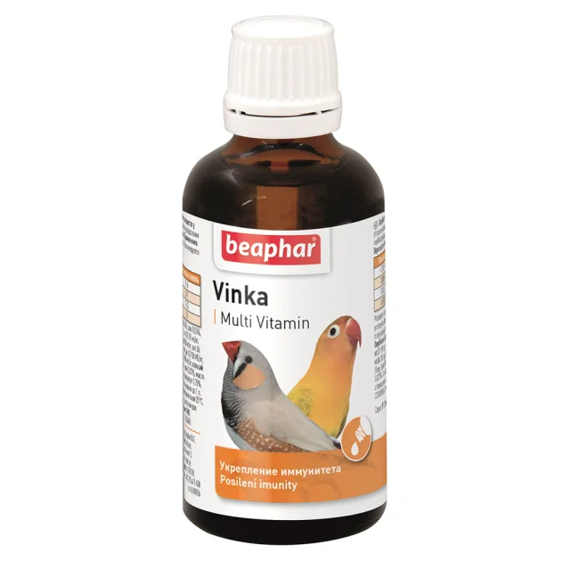 Вітамінно-мінеральний комплекс Beaphar Vinka Multi Vitamin для птахів, 50 мл
