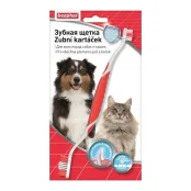 Зубна щітка Beaphar Toothbrush для собак та котів, двостороння, 1 шт
