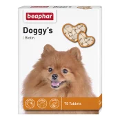 Витамизированное лакомство Beaphar Doggy's Biotin для собак, с биотином, 75 табл
