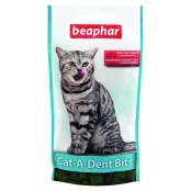 Ласощі Beaphar Cat-A-Dent Bits для котів, подушечки для чищення зубів, 35 г