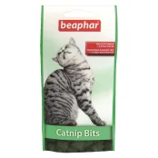Ласощі Beaphar Catnip Bits для котів, подушечки з котячою м’ятою, 35 г