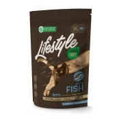 Беззерновий сухий корм Natures Protection Lifestyle Sterilised для стерилізованих кішок, з білою рибою, 400 г