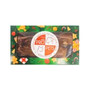 Новогодний бокс AnimalHome "Лонг" для собак, лакомства (корень, становая, пищевод), 250 г