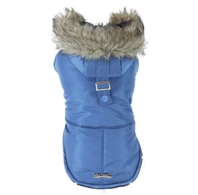 Куртка утепленная Croci Blue Parka для собак, зима, синий, S, 20 см