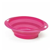 Миска Georplast Squeeze Oval Big розкладна похідна для тварин,1 л, 23×17×7 см