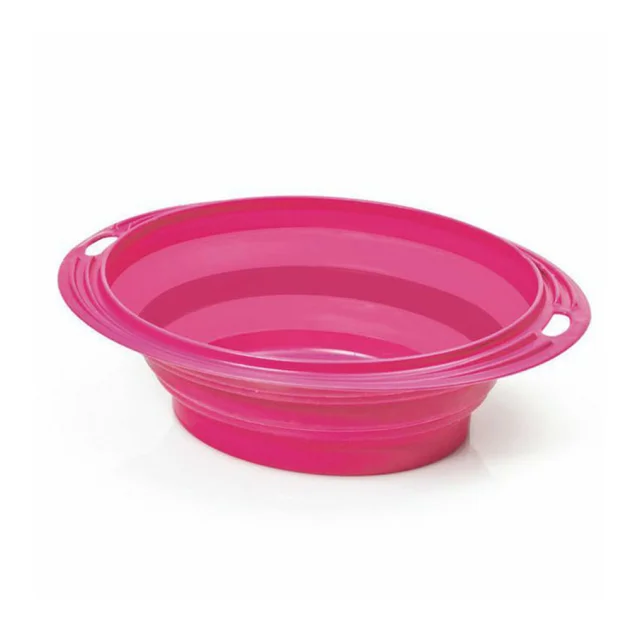 Миска Georplast Squeeze Oval Big розкладна похідна для тварин,1 л, 23×17×7 см