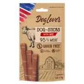 Лакомство DogLover Dog-Sticks Beef для собак, палочки с говядиной, 3 шт по 11 г