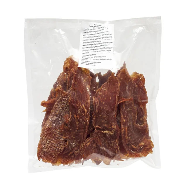 Лакомство Кронтес стейки из куриной грудинки, для собак, 500 г