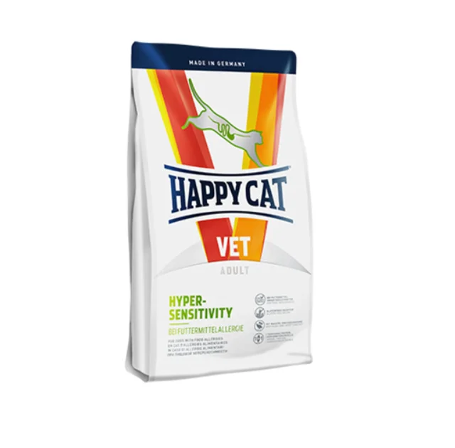 Сухий корм Happy Cat Vet Diet Hypersense для дорослих котів з харчовою алергією, 1 кг
