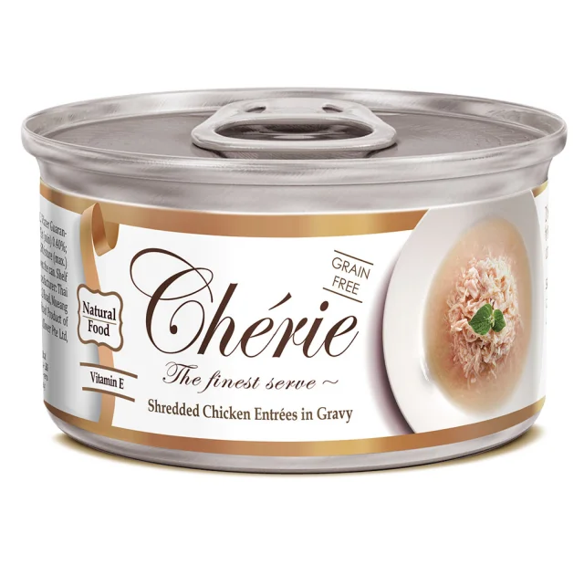 Консерви Cherie Signature для котів, ніжні шматочки курки в соусі, 80 г