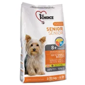 Сухой корм 1st Choice Senior Toy&Small Breeds 8+ для пожилых собак мини и малых пород, с курицей, 2 кг