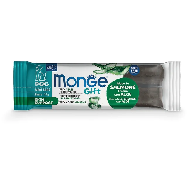Ласощі Monge Gift Dog Skin support для собак з чутливою шкірою, лосось з алое, 40 г