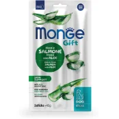 Лакомство Monge Gift Dog Skin support для собак с чувствительной кожей, лосось из алоэ, 45 г