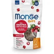 Ласощі Monge Gift Cat Sterilsed для стерилізованих котів, з качкою та журавлиною, 60 г