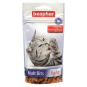 Подушечки Beaphar Malt Bits Light для кошек склонных к лишнему весу, вывод шерсти из желудка, 35 г