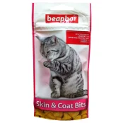 Лакомство Beaphar Skin & Coat Bits для кошек, поддержка кожи и шерсти, 35 г