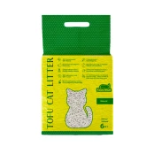 Соевый наполнитель Хвостик Tofu Cat Litter Natural для кошачьего туалета, без аромата, 2.6 кг (6 л)