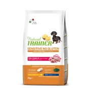 Сухой корм Natural Trainer Sensitive Adult Rabbit для собак мелких пород с чувствительным пищеварением, с кроликом, 2 кг