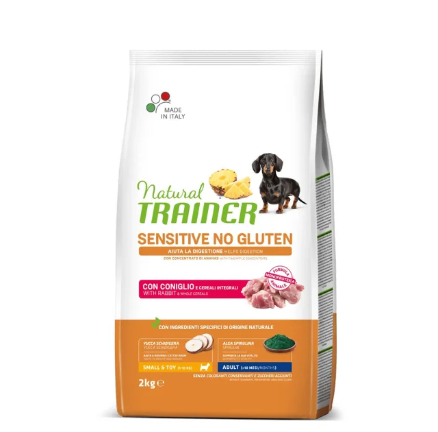 Сухий корм Natural Trainer Sensitive Adult Rabbit для собак дрібних порід із чутливим травленням, з кроликом, 2 кг