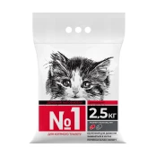Деревний наповнювач №1 для кошенят, 2.5 кг