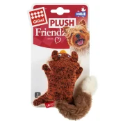 Игрушка GiGwi Plush Лиса для собак, с пищалкой, 9 см
