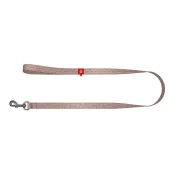Повідець світловідбиваючий WAUDOG Re-cotton для собак, бавовна, S, 15 мм/200 см, коричневий