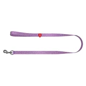 Повідець світловідбиваючий WAUDOG Re-cotton для собак, бавовна, S, 15 мм/200 см, фіолетовий